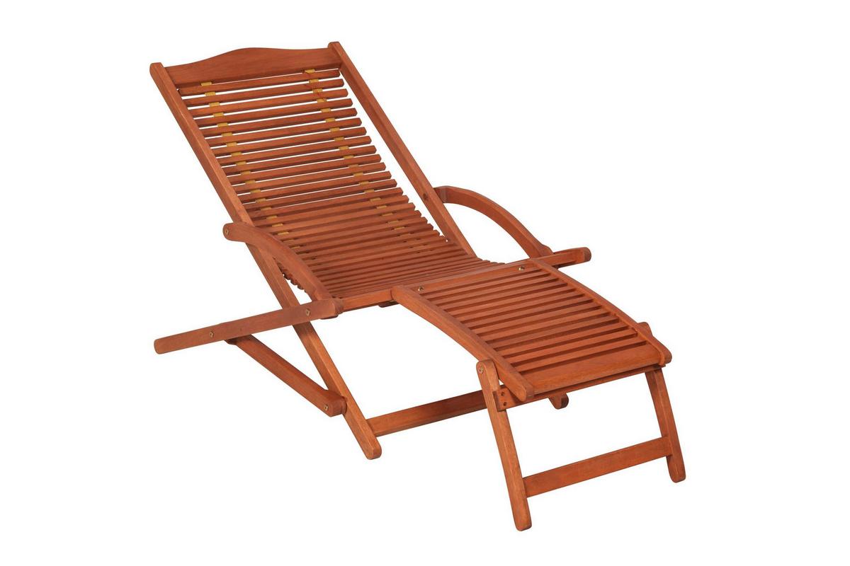 Bäderliege Copa Cabana klappbar Echtholz/Grün/Beige - Eukalyptusholzfarben/Beige, KONVENTIONELL, Holz/Textil (69/69/158cm) - Gardenson