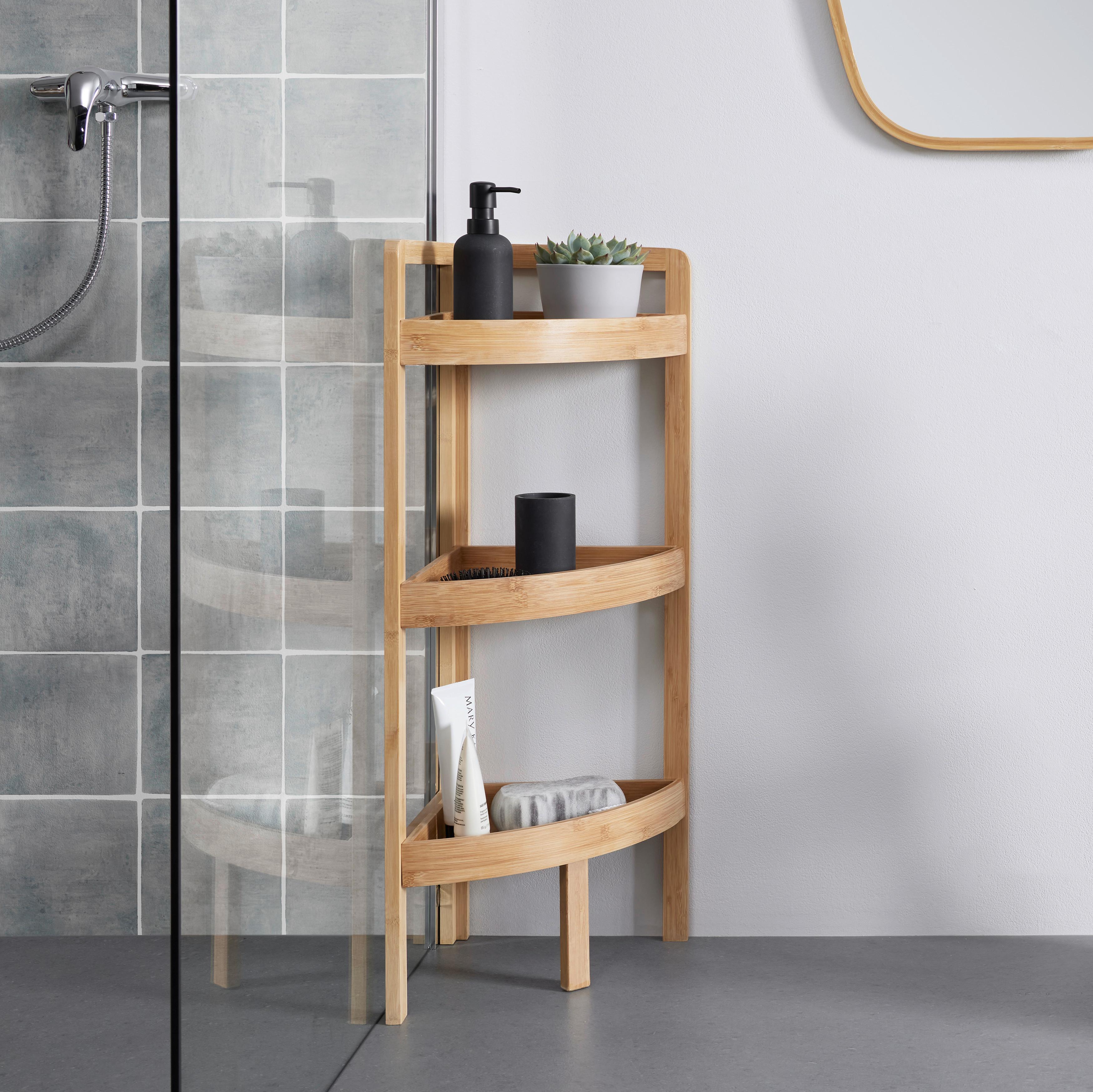 Regal Bonny Naturfarben Bambus - Naturfarben, MODERN, Naturmaterialien (29/85/29cm) - Bessagi Home
