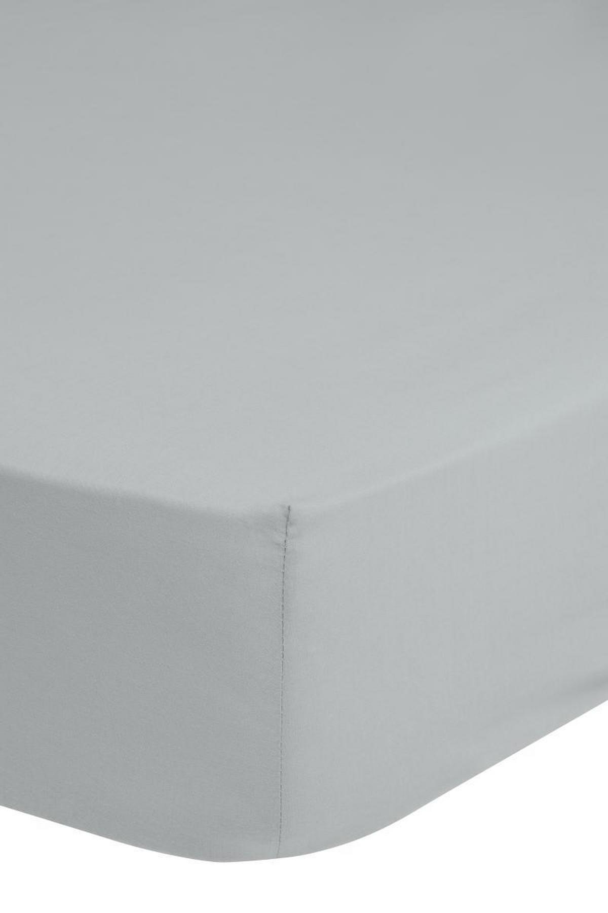 Spannleintuch Easy Care ca. 90x220cm - Hellgrau, Basics, Textil (90/220cm) - MID.YOU