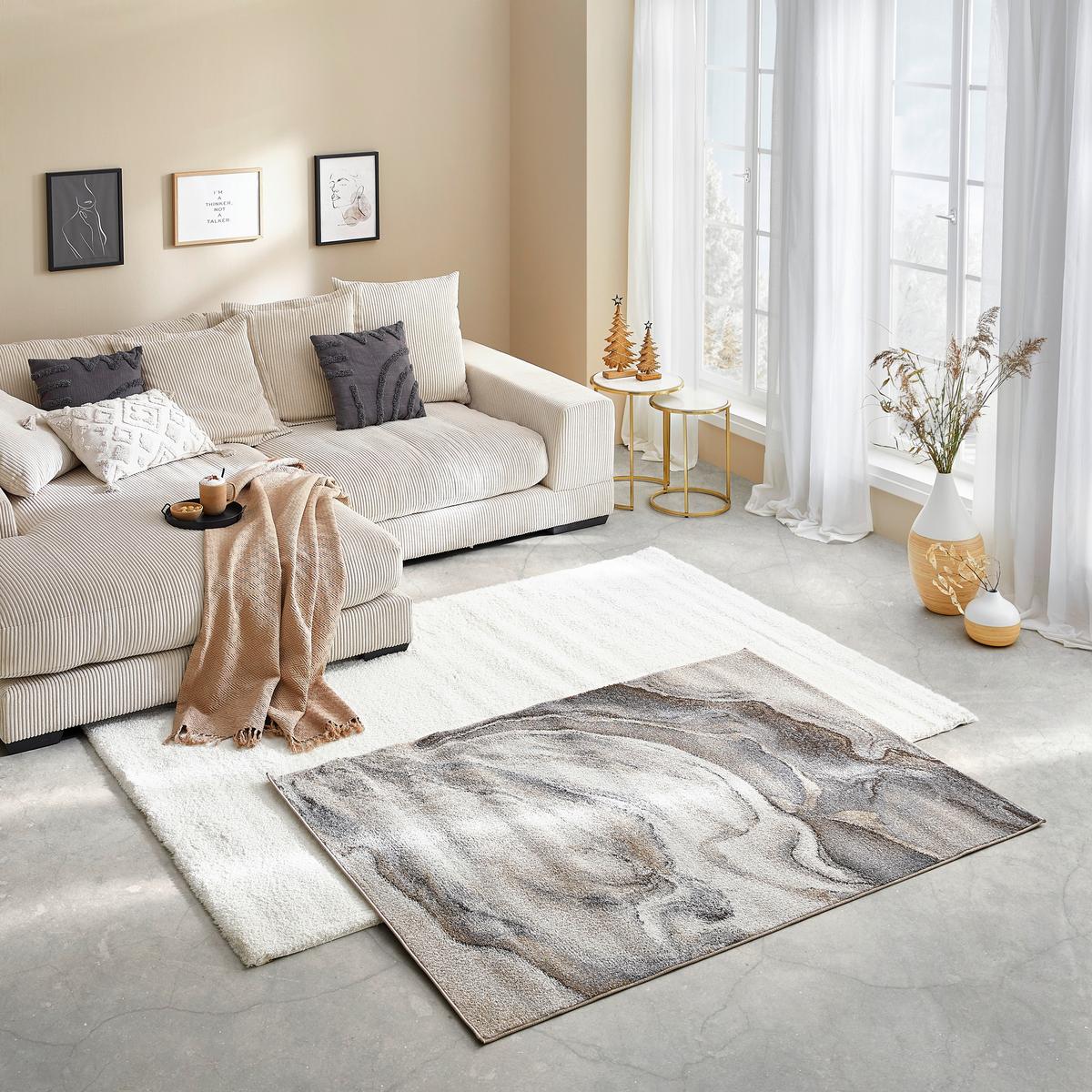 Fertigvorhang Bio-Luise 2 Stk. in Weiss ca. 140x255-267cm - Weiss, Natur, Textil (140/267cm) - ecoTree