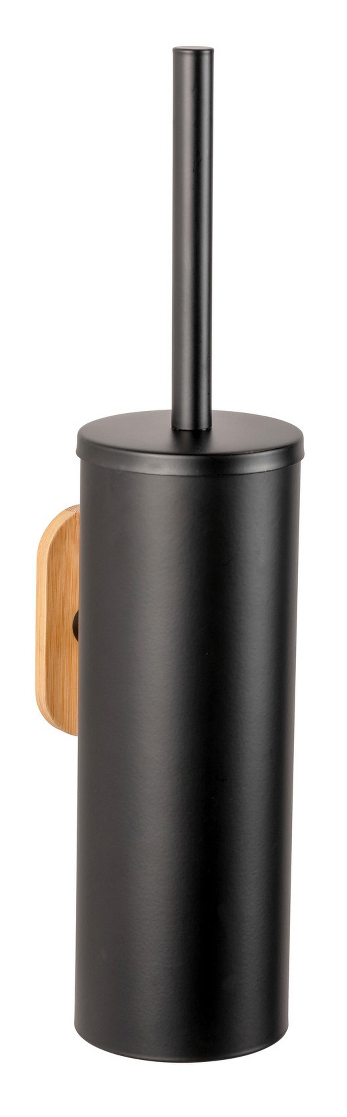 WC-Bürstengarnitur in Schwarz - Schwarz, MODERN, Kunststoff/Metall (9/39,5/13cm) - Mömax