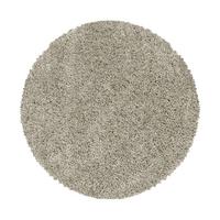 Hochflorteppich Sydney Naturfarben Ø ca. 80cm - Naturfarben, Basics, Textil (80cm)