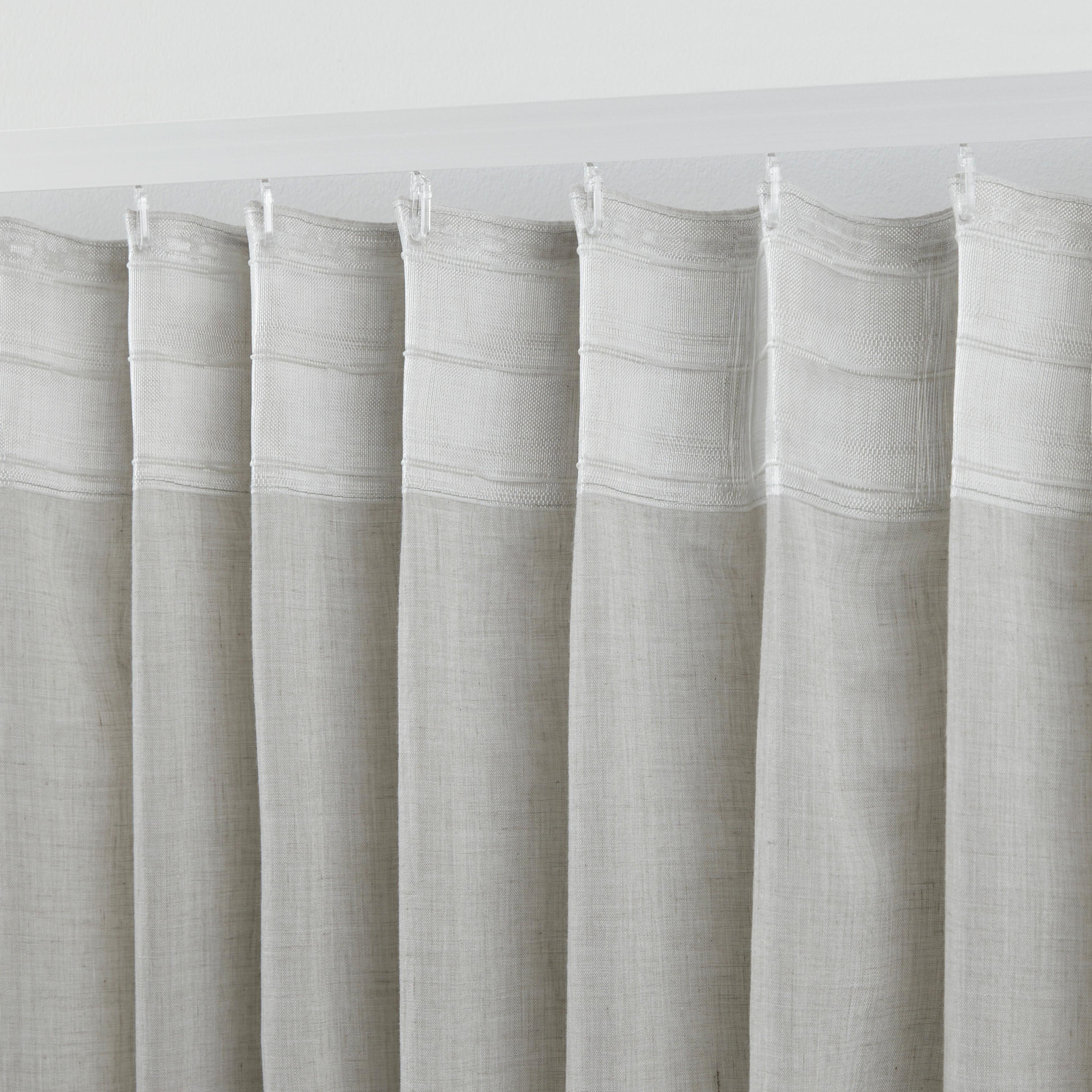 GARDINLÄNGD RAMONA - beige, Modern, textil (135/245cm) - Modern Living