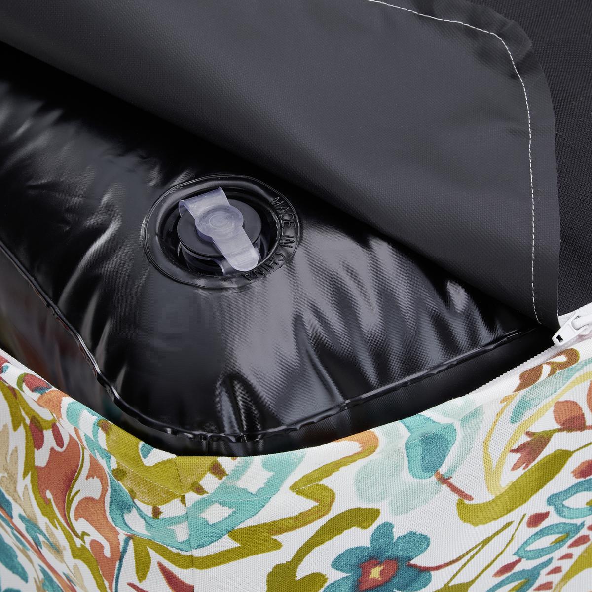 Pouf Cassy Multicolor ca. 60x23 cm - Multicolor, MODERN, Textil (60/23/60cm) - Bessagi Garden