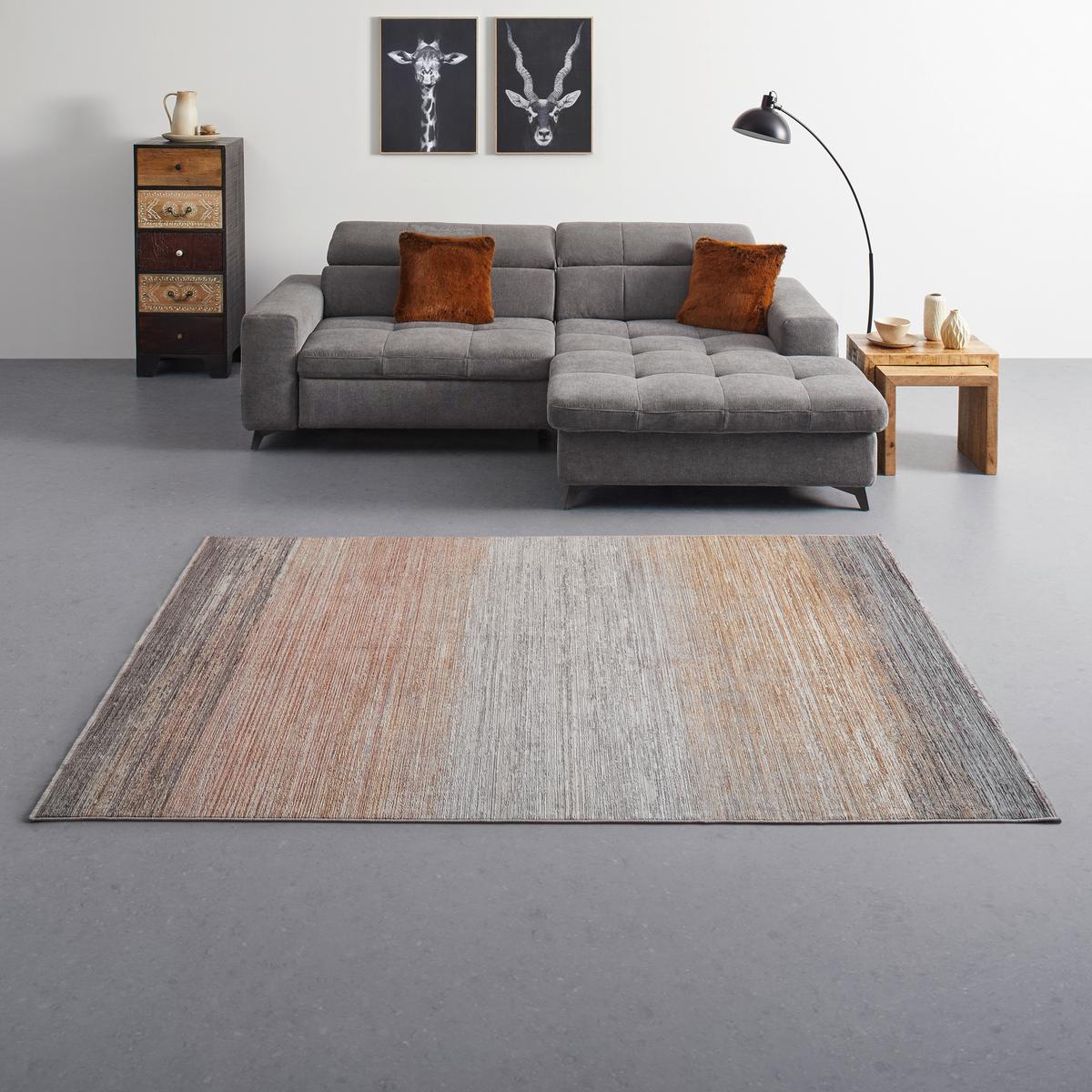 Tkana Preproga Dunhavn - krem barve/terakota, Konvencionalno, tekstil (160/230cm) - Mömax