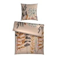 Bettwäsche Leavi Beige ca. 135x200cm - Beige, MODERN, Textil (135/200cm) - Mömax