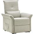 Relaxsessel in Grau - Schwarz/Grau, KONVENTIONELL, Kunststoff/Textil (87/78-110/90-166cm) - MODERN LIVING