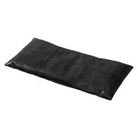 Bankauflage Lederkissen - Schwarz, Design, Leder (73/3/35cm) - MID.YOU