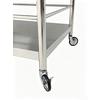 SERVERINGSVAGN SANDRO -EXKLUSIV- - silver/svart, Klassisk, metall/plast (95/88/55cm) - Mömax