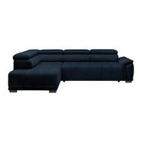 Kutna Garnitura Gremio - tamno plava/crna, Moderno, tekstil/plastika (206/283cm) - Modern Living