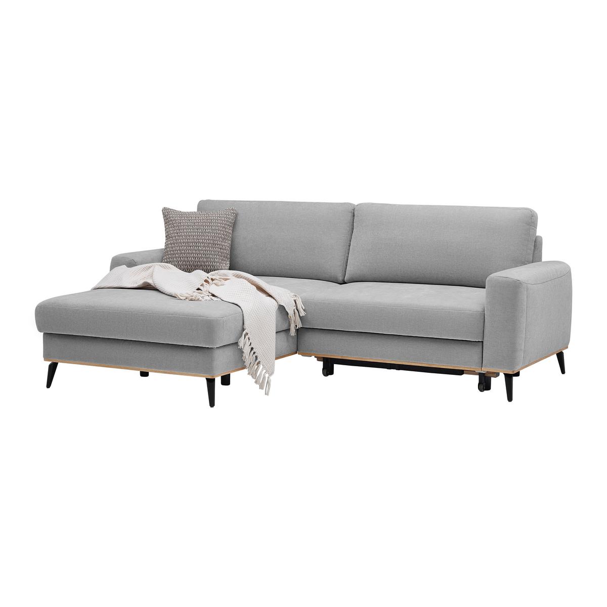 Sedežna Garnitura Romeo - siva/črna, Konvencionalno, kovina/tekstil (234/87/167cm) - Premium Living