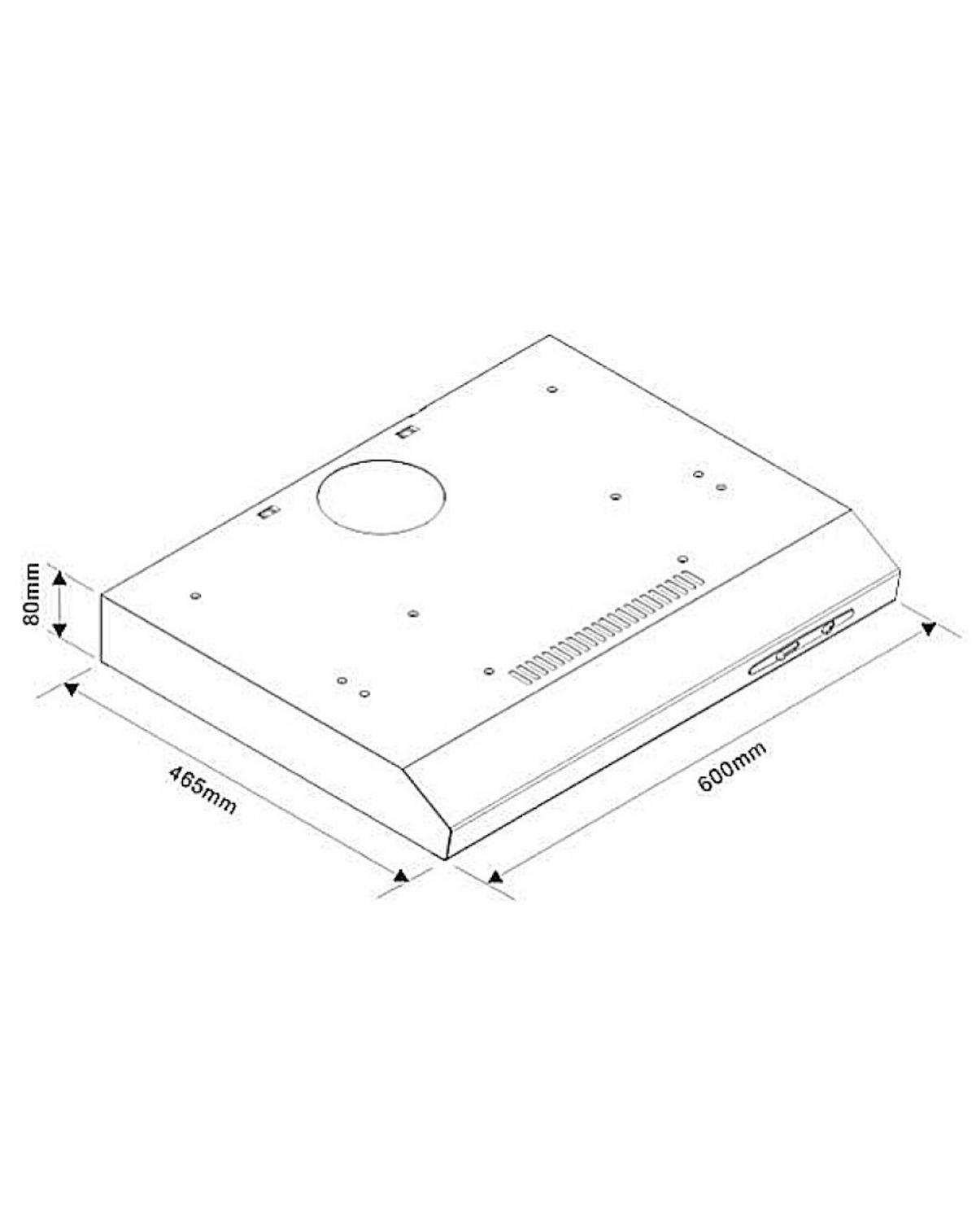Dunstabzugshaube UBH5000H2 Silberfarben - Silberfarben, Basics, Metall (60/8/47cm) - PKM