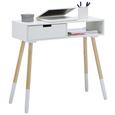 Pisalna Miza Vince - bela/breza, Moderno, leseni material/les (80/72/30cm) - Mömax modern living Pisalna Miza Vince - bela/breza, Moderno, leseni material/les (80/72/30cm) - Mömax modern living