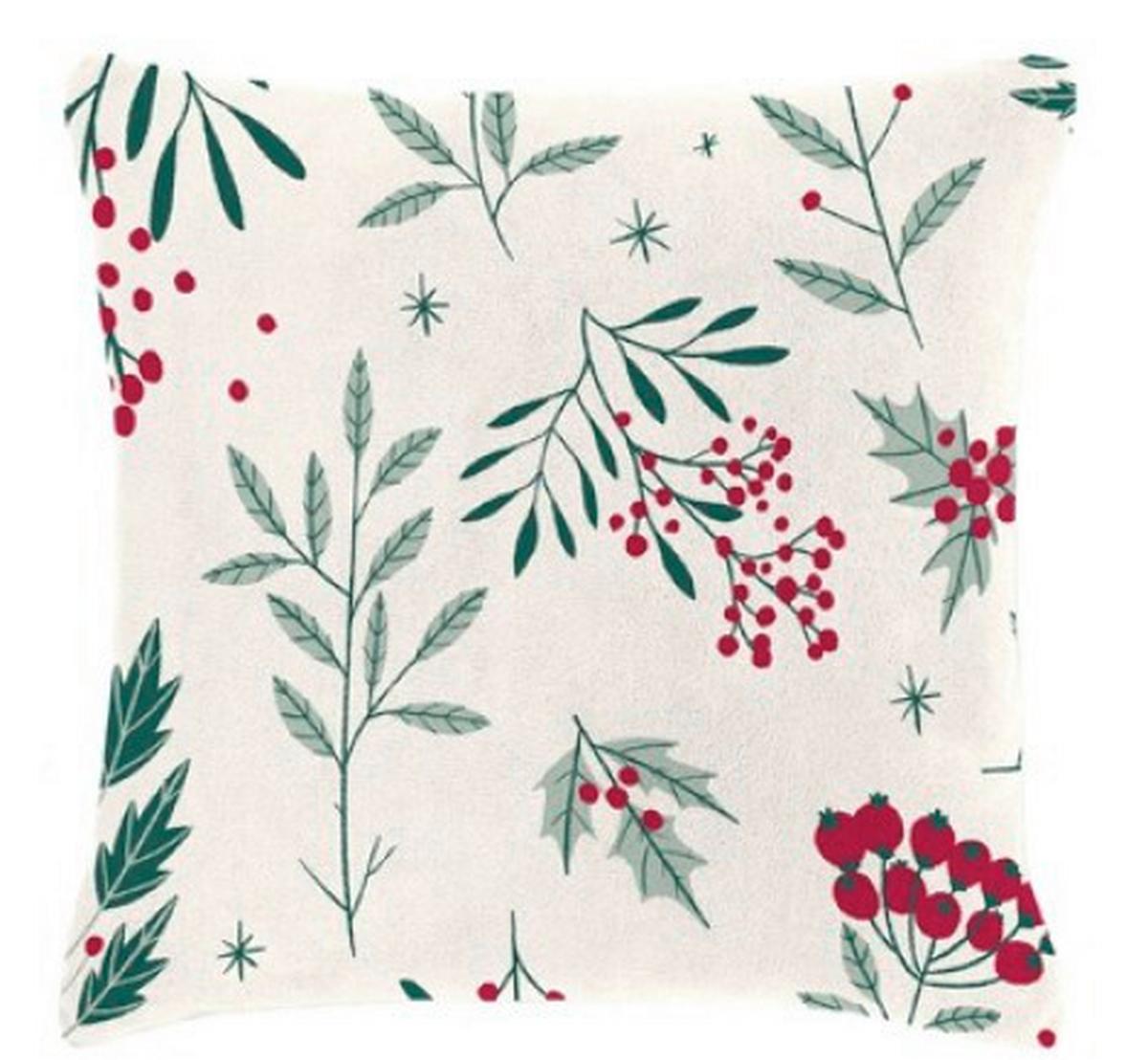 Zierkissen Flannel Zweig Multicolor ca. 40x40cm - Multicolor (40/40cm)