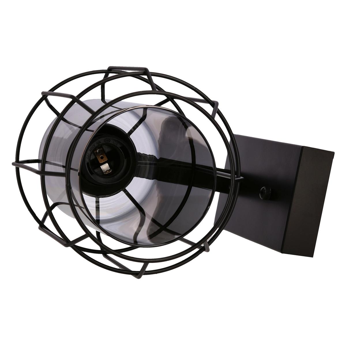 Svjetiljka Zidna 21-10186 Jonera - crna, Konvencionalno, metal (23/15/24cm)