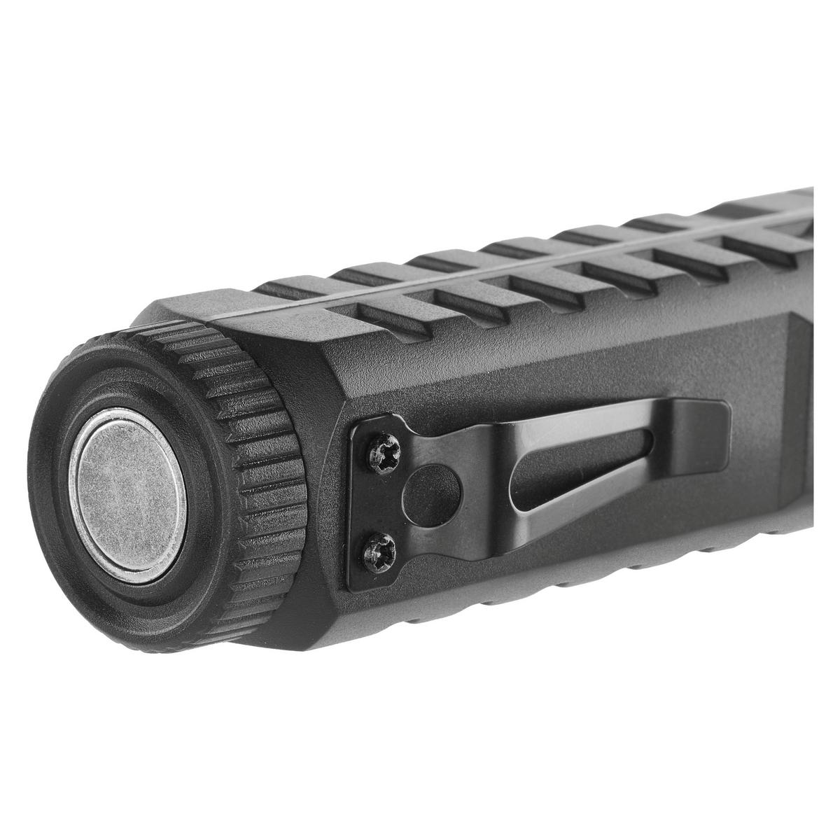 Tölthető LED Elemlámpa 120 Lumen - fekete, műanyag
