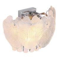 WANDLEUCHTE 15888W - Klar/Chromfarben, Konventionell, Glas/Metall (31,5/15,5/20,8cm) - Globo