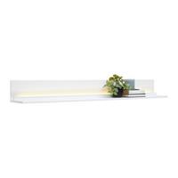 Winkelbaord Florenz Weiß - Weiß, MODERN, Holzwerkstoff (160/18/21,6cm) - Premium Living