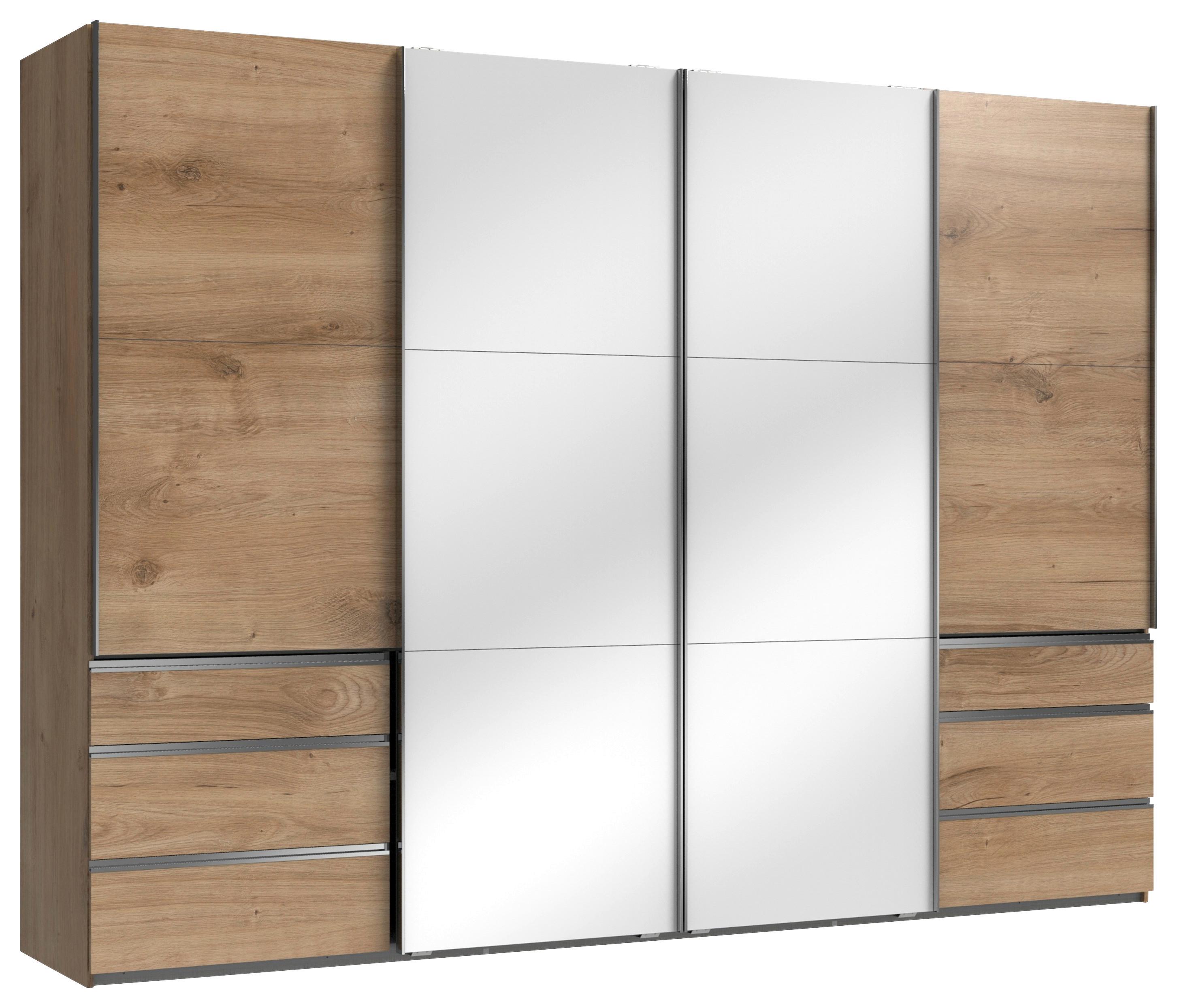 Ormar S Kliznim Vratima Level 36c - bijela/boje hrasta, Moderno, drvni materijal (300/216/65cm) - Modern Living