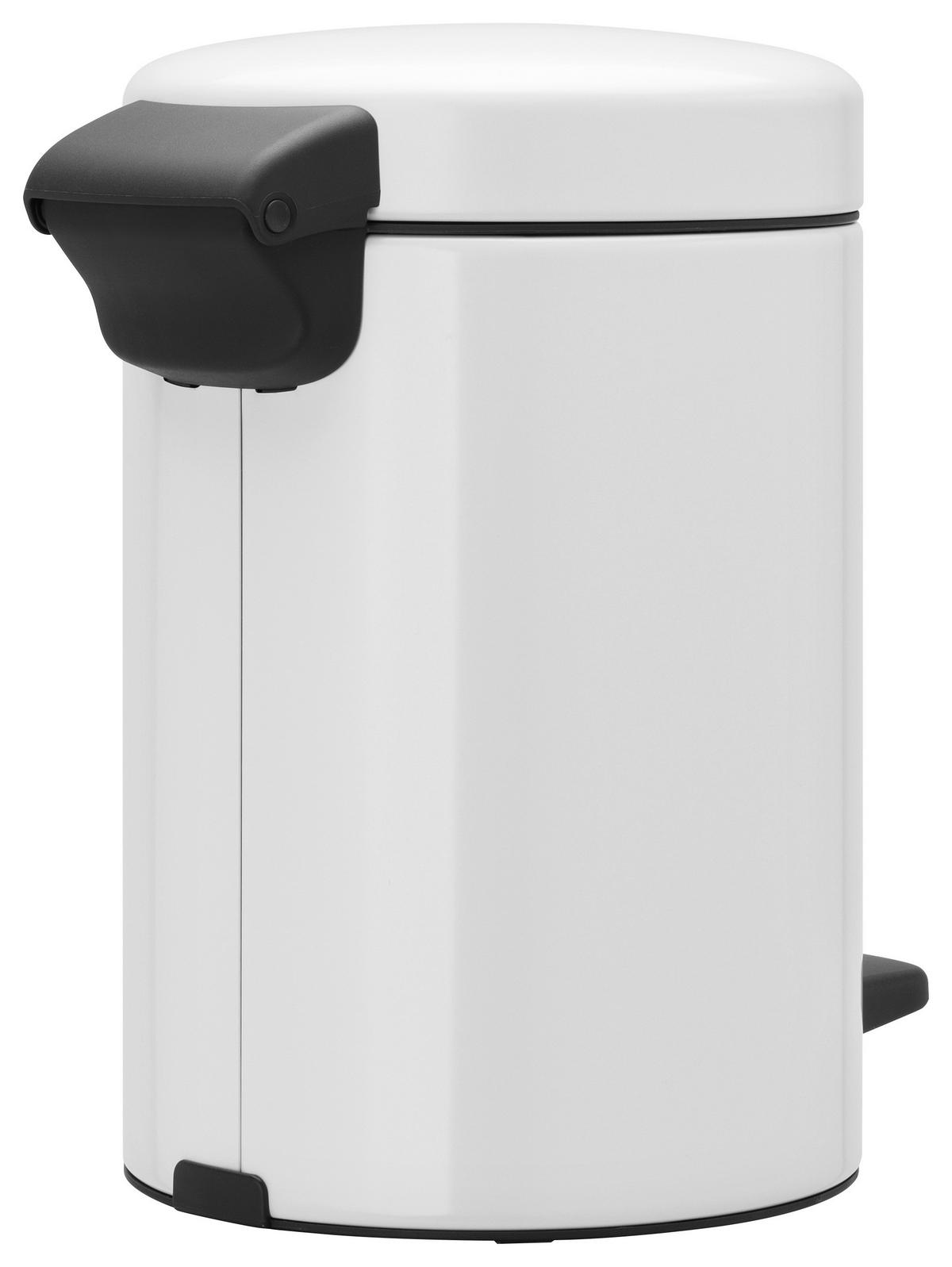 KOSZ NA ŚMIECI Z PEDAŁEM 112126 - biały, Design, tworzywo sztuczne (16,8/26,4/23,5cm) - Brabantia