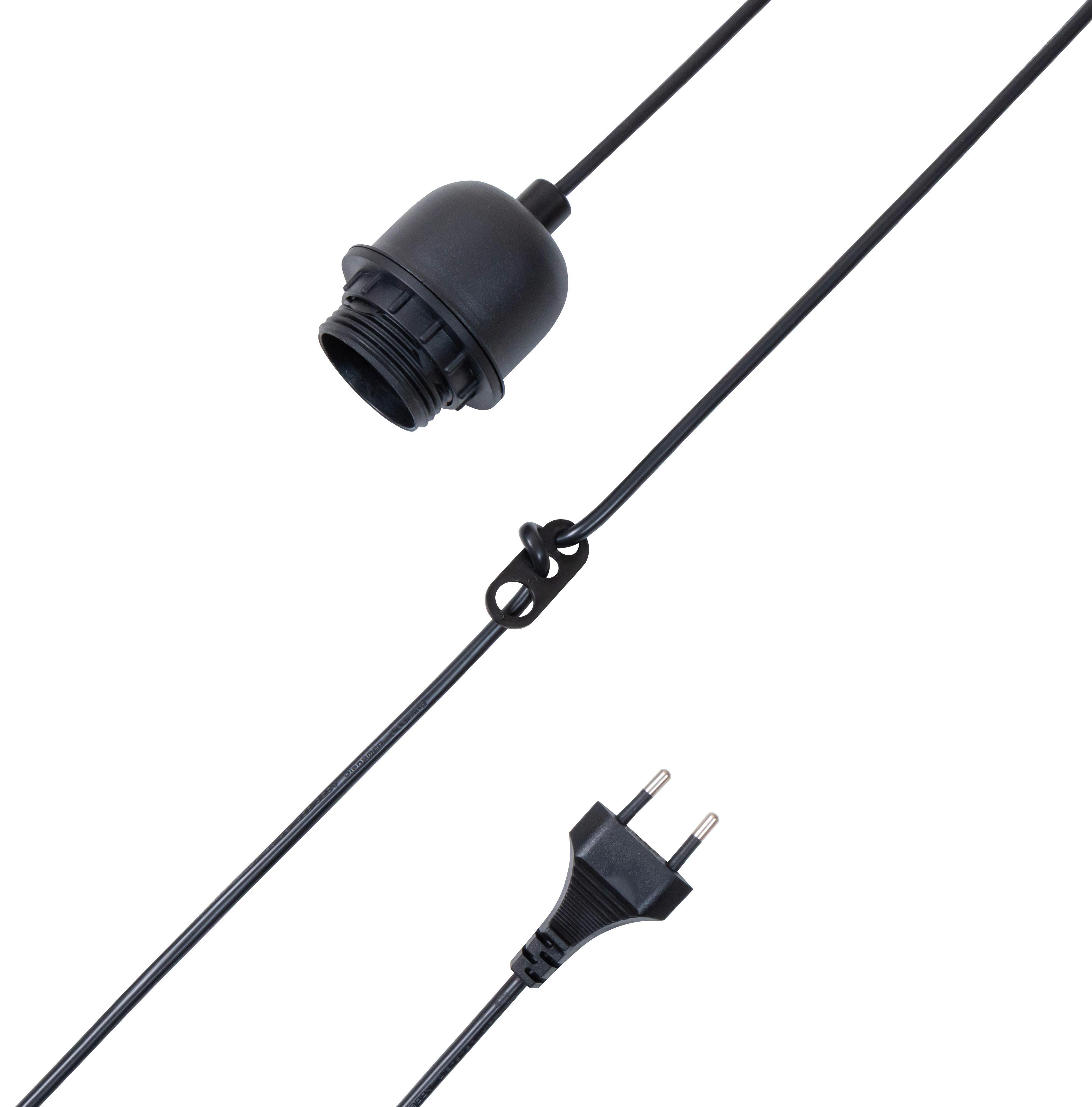 KABEL DOMINIK - svart, Basics, plast (500cm)