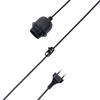 KABEL DOMINIK - svart, Basics, plast (500cm)