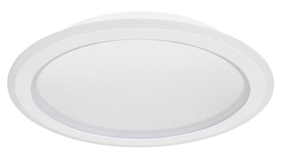 Stropna Led-svetilka Tini, S Sijalko - bela/opal, Trend, kovina/umetna masa (40/5cm) - Globo