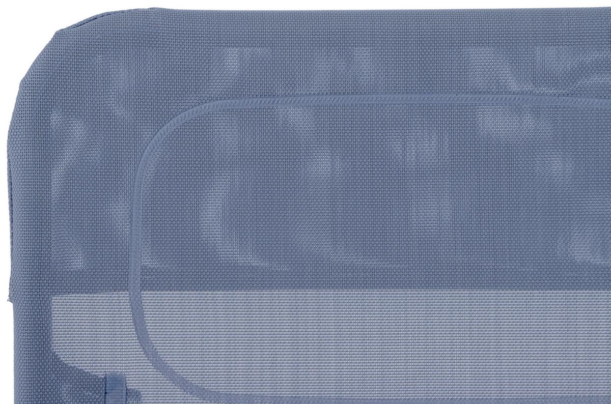 Gartenliege Anco Hellblau Stahl - Anthrazit/Hellblau, MODERN, Textil/Metall (72,5/103,5/144cm) - Siena Garden