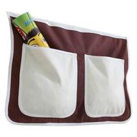 Betttasche "Stofftasche", braun/beige - Beige/Braun, KONVENTIONELL, Textil (56/32/2cm) - MID.YOU
