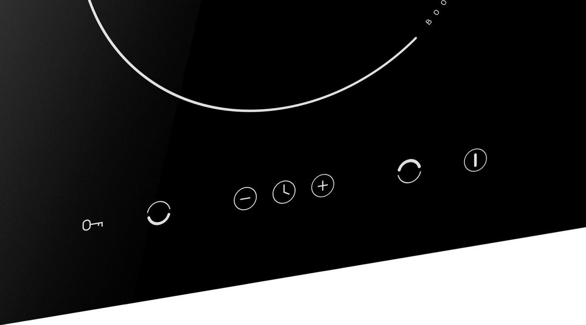 Induktionskochfeld KMI751100C Schwarz - Schwarz, KONVENTIONELL, Glas/Metall (30/52,2cm) - Amica