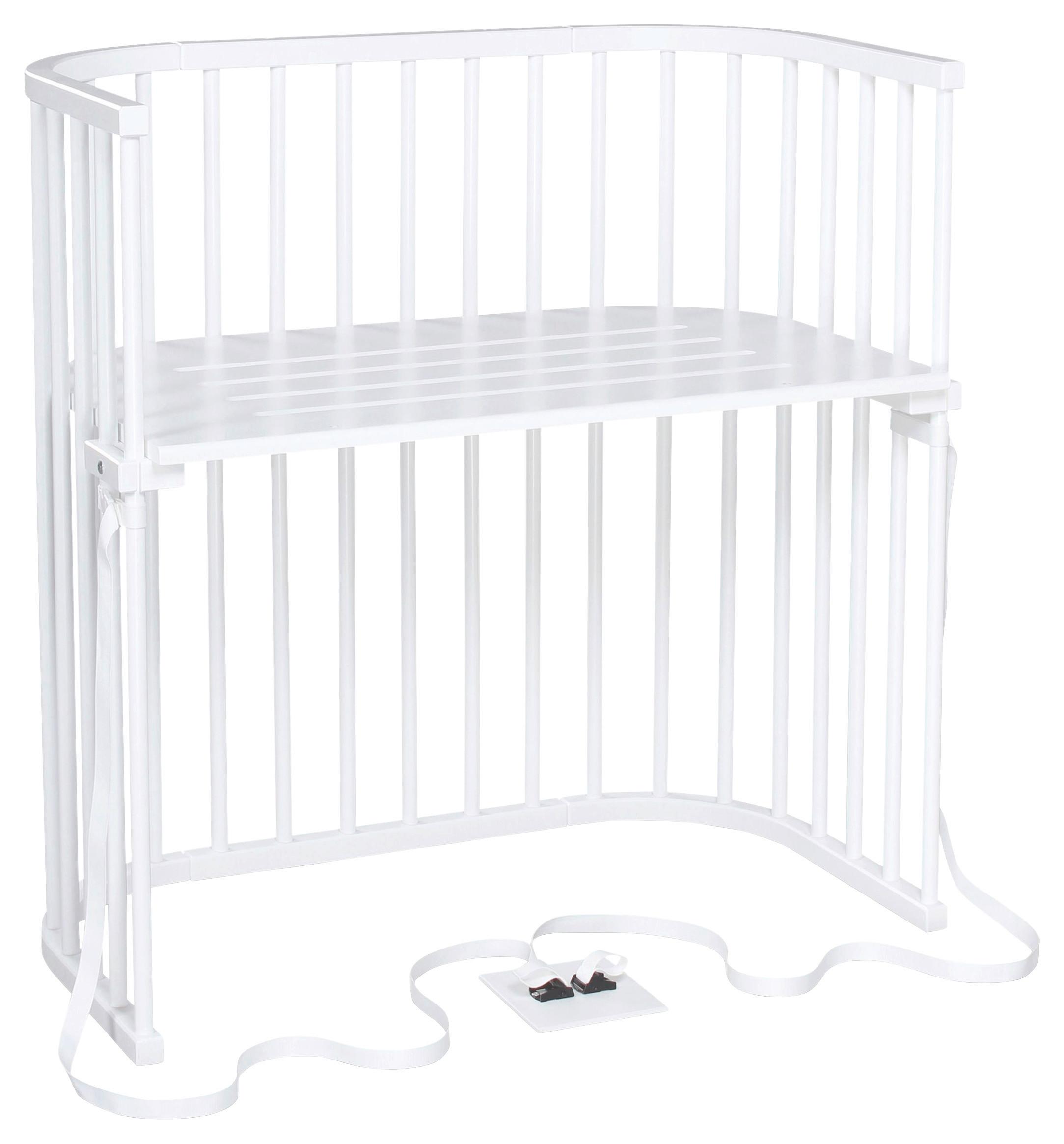 ŁÓŻKO DOSTAWNE 166102 BABYBAY BOXSPRING - biały, Basics, drewno (94/54/96,5cm) - Babybay