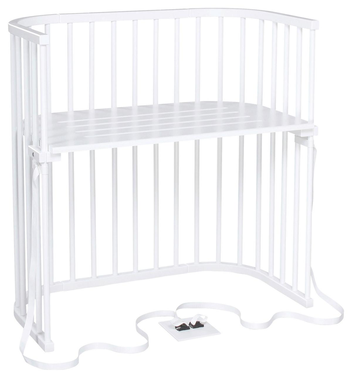 ŁÓŻKO DOSTAWNE 166102 BABYBAY BOXSPRING - biały, Basics, drewno (94/54/96,5cm) - Babybay