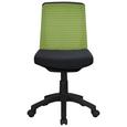 Vrtljivi Stol Mick - črna/zelena, kovina/umetna masa (45/81-91/55cm) - Mömax modern living
