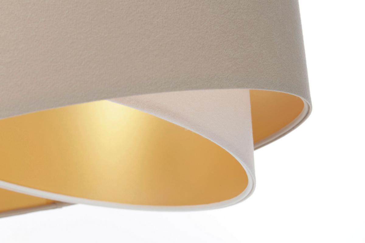 LAMPA WISZĄCA 060-018-45 GALAXY - beżowy/biały, Design, tworzywo sztuczne/metal (50/93cm)
