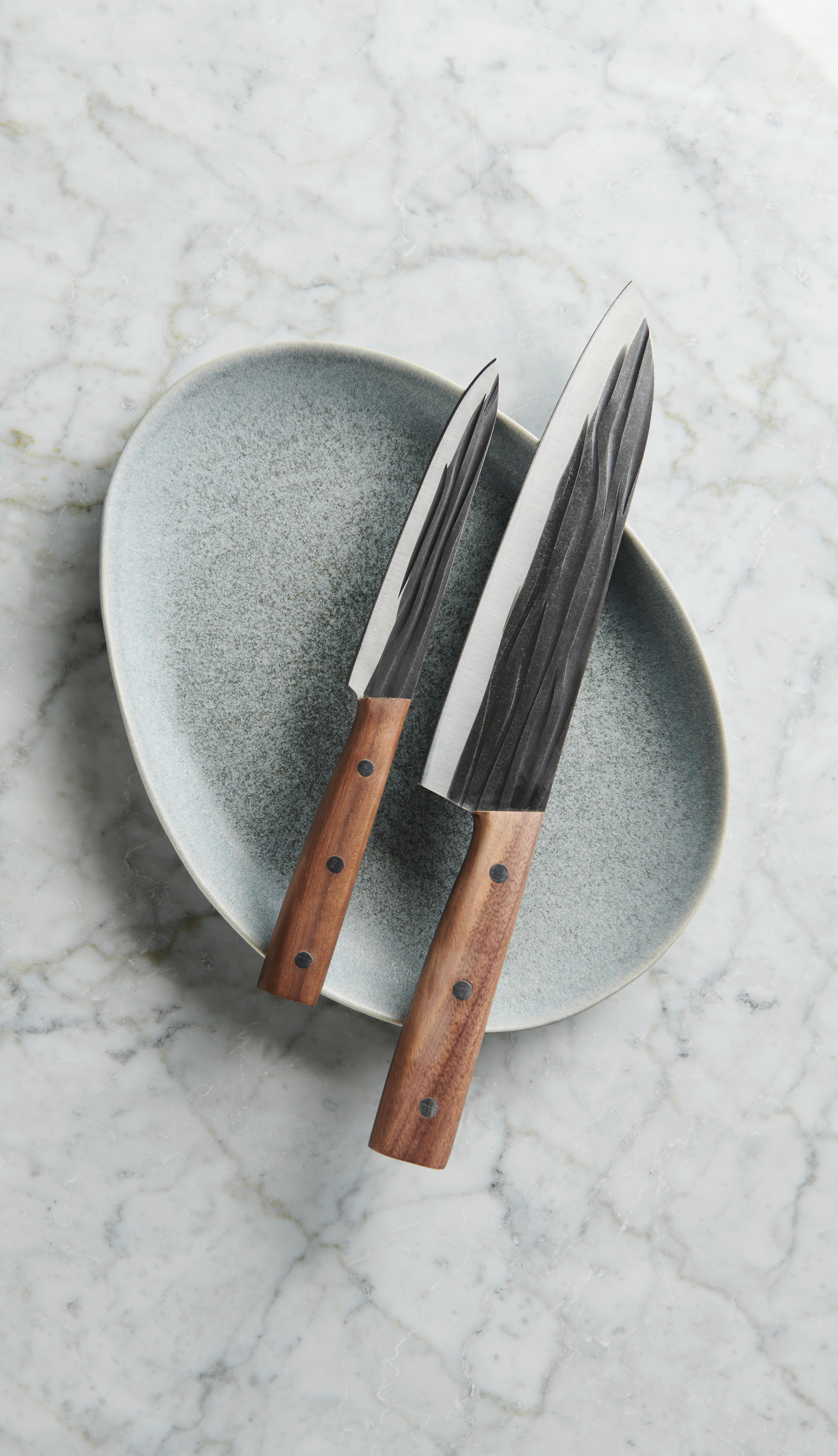 Késkészlet Kenshin - ezüst/fekete, Romantik / Landhaus, fém (33/12cm) - Premium Living