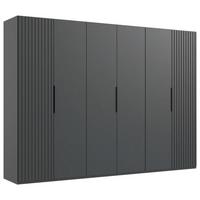 DULAP USI ROTATIVE ANDORRA - grafit, Modern, material pe bază de lemn (300/216/58cm) - Modern Living