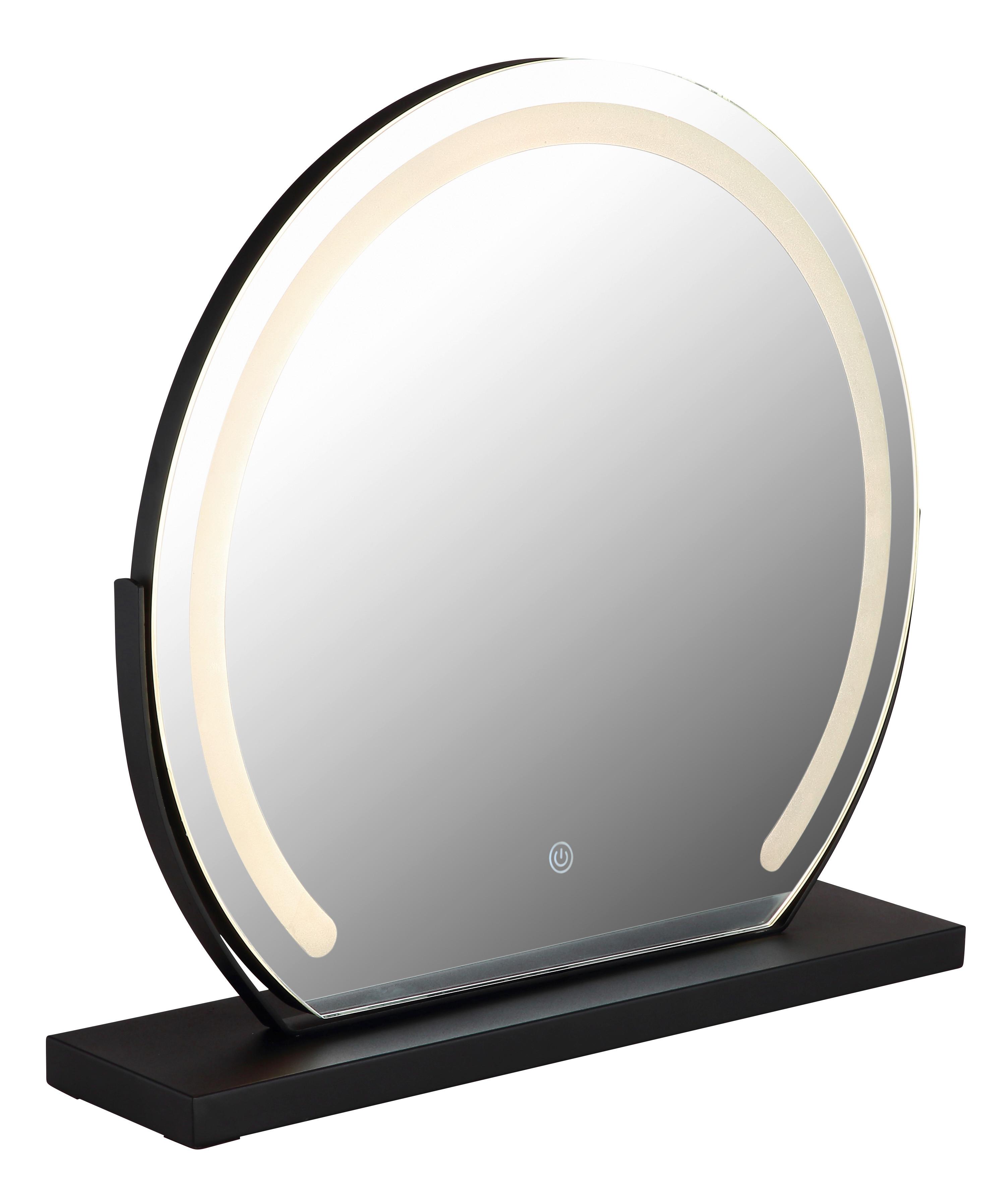 Ogledalo S Rasvjetom 84038 - Basics, staklo/metal (52/48,5/12cm) - Globo