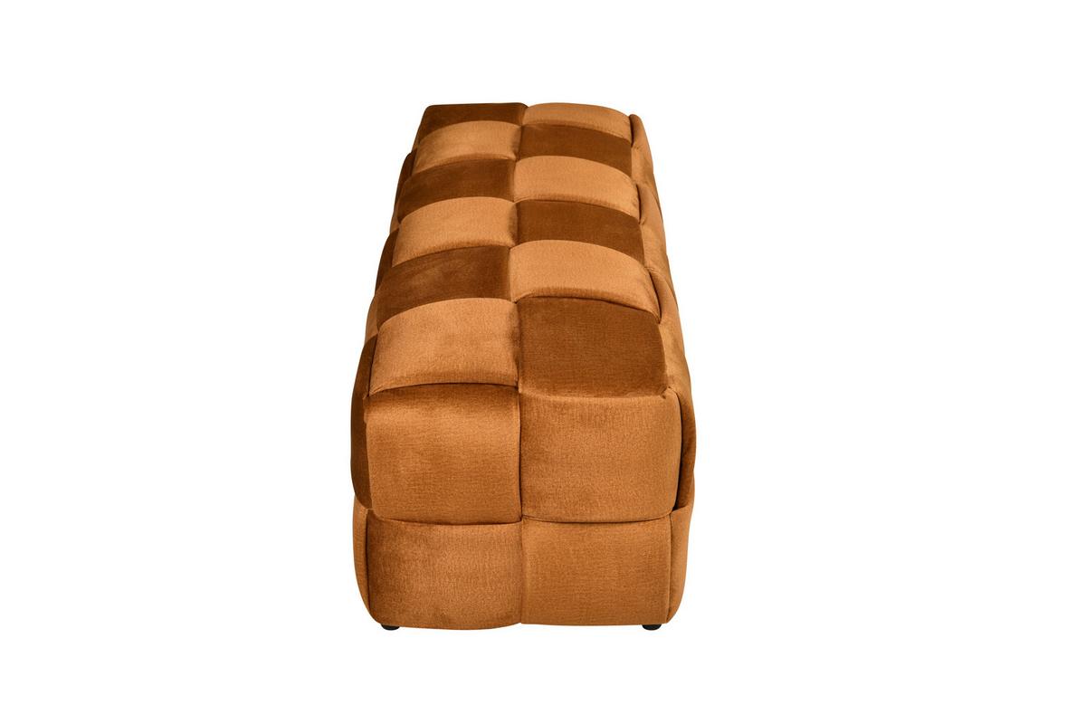TABURET ELLIOT - portocaliu, Modern, plastic/lemn (124/48/44cm) - Mömax