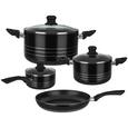 Set Posod Tabitha - črna, Konvencionalno, kovina/umetna masa - Mömax modern living Set Posod Tabitha - črna, Konvencionalno, kovina/umetna masa - Mömax modern living