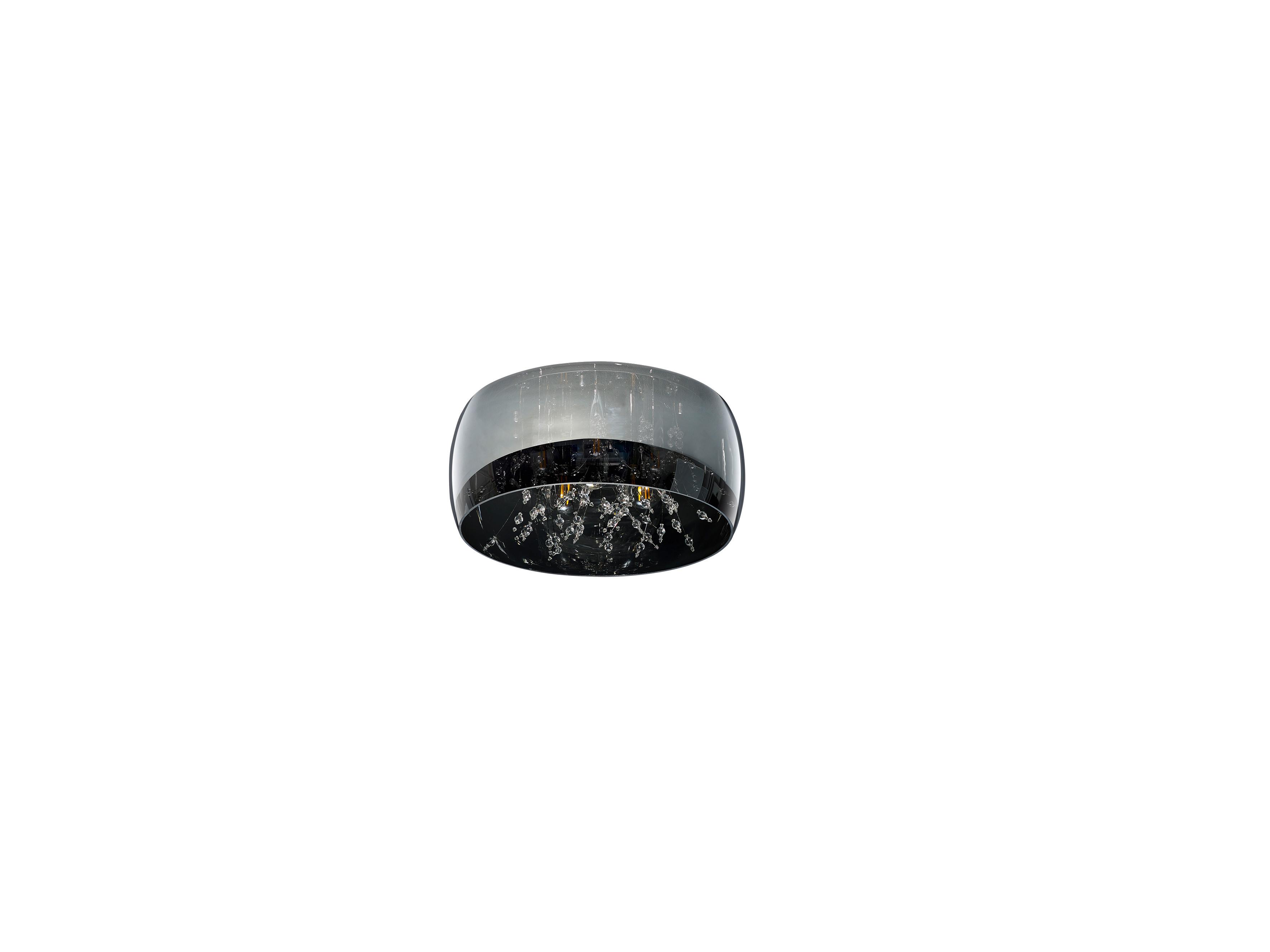 Deckenleuchte Crystel Chromfarben max. 28 Watt - Chromfarben, Basics, Metall (34/34/17,5cm) - Trio Leuchten