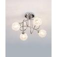 Mennyezeti Lámpa Mia - krómszínű, modern, üveg/fém (36/19cm) - MÖMAX modern living