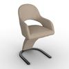 STOL MED ARMSTÖD ARIA - brun/svart, Modern, metall/trä (54/82/62cm) - Bessagi Home