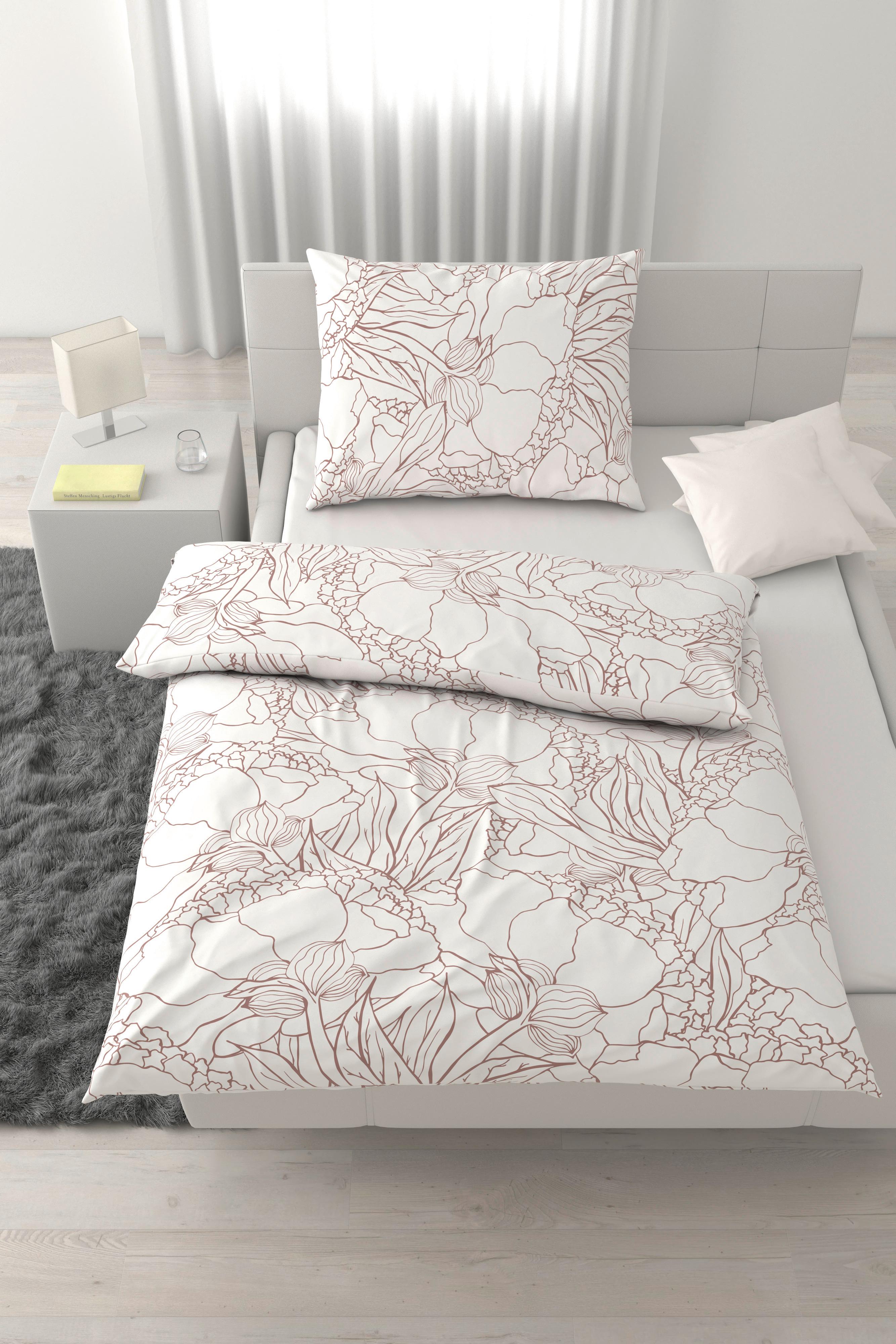 Posteljina Emma 140x200/60x80cm - prljavo ružičasta, tekstil (140/200cm) - Mömax