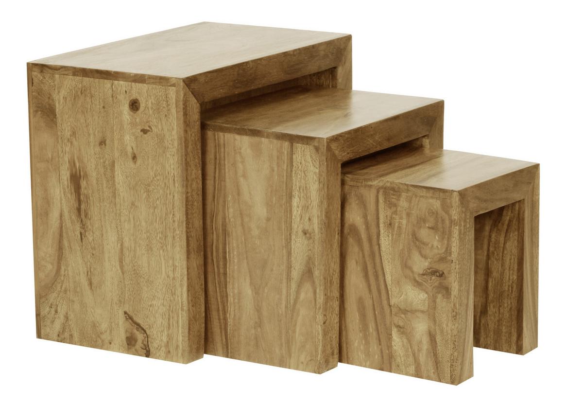 Set Miz Mumbai - barve akacije, Design, les (50/30/45cm) - MID.YOU