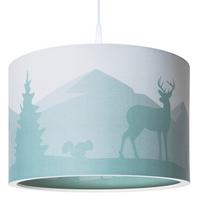 LAMPA WISZĄCA DZIECIĘCA 139523 SCANDI WALD - zielony, Basics, tworzywo sztuczne (40/25cm)