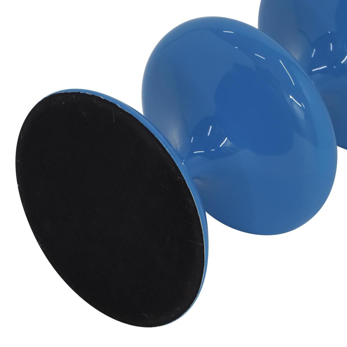 Stabkerzenhalter Laureen Blau - Blau, Basics, Metall (11/28/11cm)
