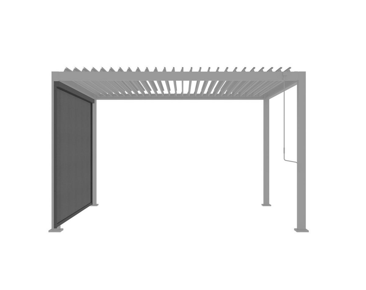 Rolo Za Pergolo Core, Antracit, 371cm - antracit, Basics, tekstil (371/231,5/8,5cm) - Gardenson