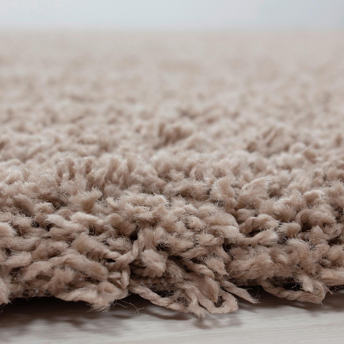 Hochflorteppich Dream Beige ca. 60x110cm - Beige, KONVENTIONELL, Textil (60/110cm) - Novel