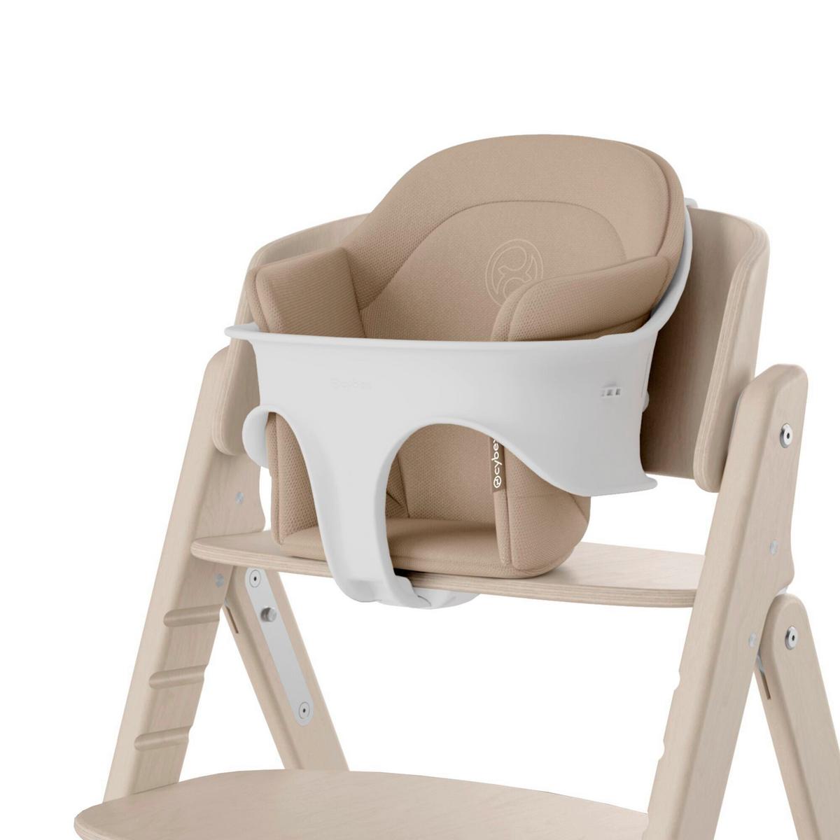 WKŁADKA DO WYSOKIEGO KRZESŁA CLICK & FOLD KOMFORTEINLAGE - beżowy, Basics, tkanina - Cybex