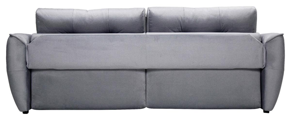 Canapea extensibila BOMBEI - gri, Modern, lemn/textil (243/94/125cm) - Premium Living